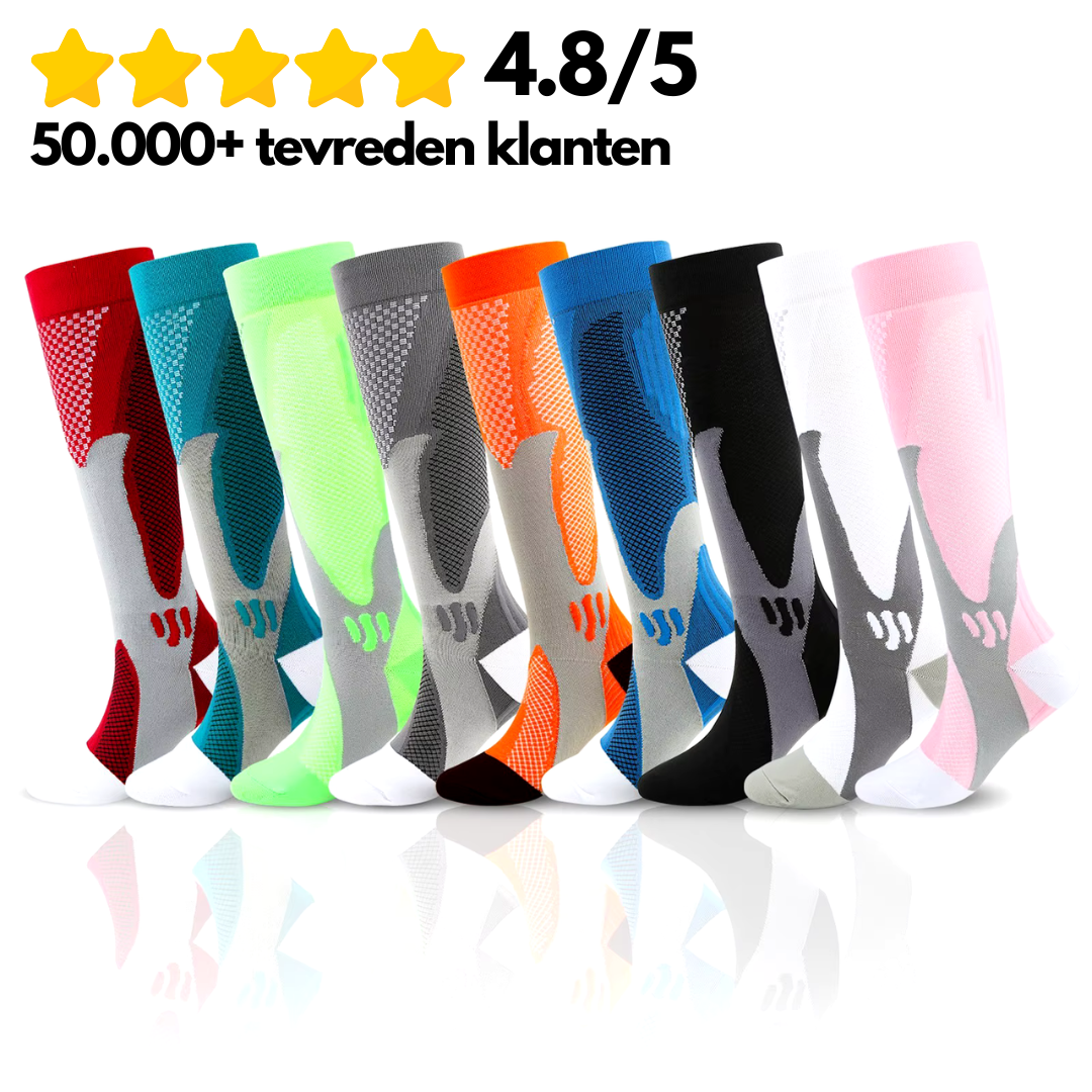 Premium Compressiekousen | Voor een pijnvrij leven